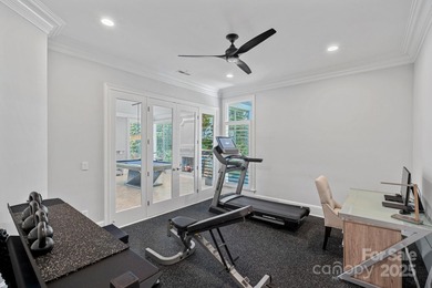 Luxurious Waterfront Retreat in The Point! Perfectly blending on Trump National Golf Club Charlotte in North Carolina - for sale on GolfHomes.com, golf home, golf lot