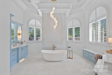 Luxurious Waterfront Retreat in The Point! Perfectly blending on Trump National Golf Club Charlotte in North Carolina - for sale on GolfHomes.com, golf home, golf lot