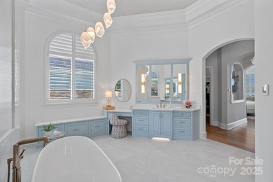 Luxurious Waterfront Retreat in The Point! Perfectly blending on Trump National Golf Club Charlotte in North Carolina - for sale on GolfHomes.com, golf home, golf lot