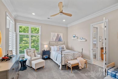 Luxurious Waterfront Retreat in The Point! Perfectly blending on Trump National Golf Club Charlotte in North Carolina - for sale on GolfHomes.com, golf home, golf lot