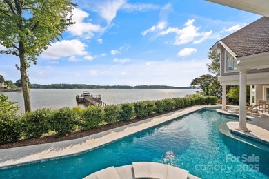 Luxurious Waterfront Retreat in The Point! Perfectly blending on Trump National Golf Club Charlotte in North Carolina - for sale on GolfHomes.com, golf home, golf lot
