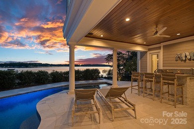 Luxurious Waterfront Retreat in The Point! Perfectly blending on Trump National Golf Club Charlotte in North Carolina - for sale on GolfHomes.com, golf home, golf lot