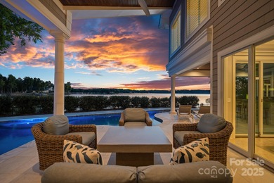 Luxurious Waterfront Retreat in The Point! Perfectly blending on Trump National Golf Club Charlotte in North Carolina - for sale on GolfHomes.com, golf home, golf lot