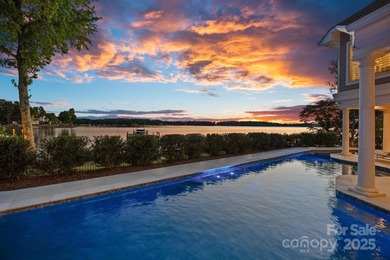 Luxurious Waterfront Retreat in The Point! Perfectly blending on Trump National Golf Club Charlotte in North Carolina - for sale on GolfHomes.com, golf home, golf lot