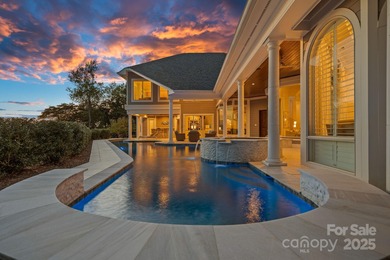 Luxurious Waterfront Retreat in The Point! Perfectly blending on Trump National Golf Club Charlotte in North Carolina - for sale on GolfHomes.com, golf home, golf lot