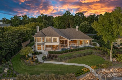 Luxurious Waterfront Retreat in The Point! Perfectly blending on Trump National Golf Club Charlotte in North Carolina - for sale on GolfHomes.com, golf home, golf lot