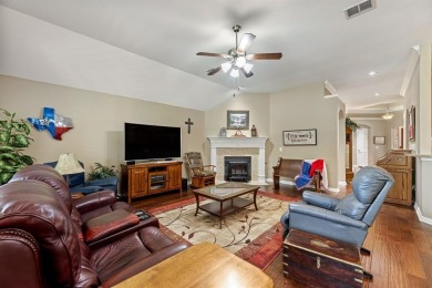 POPULAR BOWIE FLOOR PLAN ON GOLF COURSE - FENCED BACKYARD WITH on Heritage Ranch Golf and Country Club in Texas - for sale on GolfHomes.com, golf home, golf lot