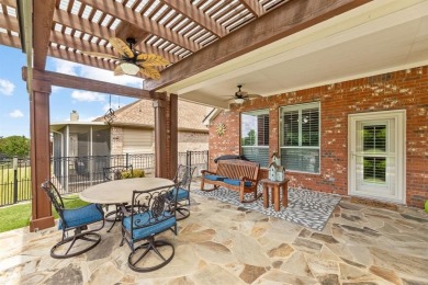 POPULAR BOWIE FLOOR PLAN ON GOLF COURSE - FENCED BACKYARD WITH on Heritage Ranch Golf and Country Club in Texas - for sale on GolfHomes.com, golf home, golf lot