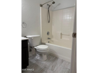 Discover this upgraded 3-bedroom, 2-bathroom condo with attached on AllGolf At Rio Salado in Arizona - for sale on GolfHomes.com, golf home, golf lot