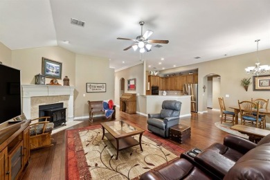 POPULAR BOWIE FLOOR PLAN ON GOLF COURSE - FENCED BACKYARD WITH on Heritage Ranch Golf and Country Club in Texas - for sale on GolfHomes.com, golf home, golf lot