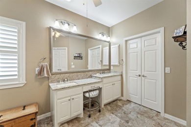 POPULAR BOWIE FLOOR PLAN ON GOLF COURSE - FENCED BACKYARD WITH on Heritage Ranch Golf and Country Club in Texas - for sale on GolfHomes.com, golf home, golf lot