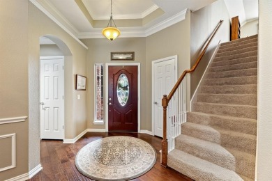 POPULAR BOWIE FLOOR PLAN ON GOLF COURSE - FENCED BACKYARD WITH on Heritage Ranch Golf and Country Club in Texas - for sale on GolfHomes.com, golf home, golf lot