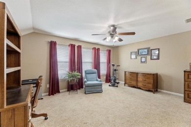 POPULAR BOWIE FLOOR PLAN ON GOLF COURSE - FENCED BACKYARD WITH on Heritage Ranch Golf and Country Club in Texas - for sale on GolfHomes.com, golf home, golf lot