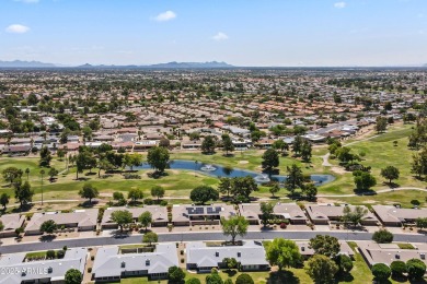 Stunning Gemini Twin home on Union Hills Golf Course with serene on Union Hills Country Club in Arizona - for sale on GolfHomes.com, golf home, golf lot