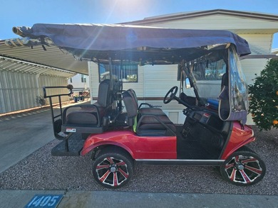Furnished with a golf cart, this expanded 1BD 1BA home boasts on Viewpoint Golf Resort in Arizona - for sale on GolfHomes.com, golf home, golf lot