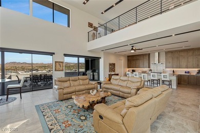 Guard-gated 2-story w/unobstructed lake & mountain views on Reflection Bay Golf Club in Nevada - for sale on GolfHomes.com, golf home, golf lot