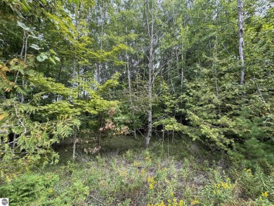 This 1.12-acre parcel features mature hardwoods and a gentle on Manitou Passage Golf Club in Michigan - for sale on GolfHomes.com, golf home, golf lot