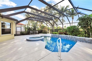 Shaded by the expansive canopy of a mature oak, the backyard is on Villages of Country Creek Golf Course in Florida - for sale on GolfHomes.com, golf home, golf lot