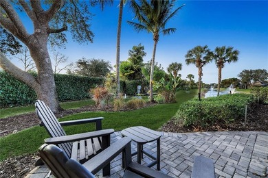 Shaded by the expansive canopy of a mature oak, the backyard is on Villages of Country Creek Golf Course in Florida - for sale on GolfHomes.com, golf home, golf lot
