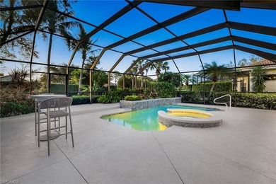 Shaded by the expansive canopy of a mature oak, the backyard is on Villages of Country Creek Golf Course in Florida - for sale on GolfHomes.com, golf home, golf lot