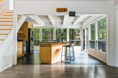 4-bedroom, 3-bath contemporary home on 1.04+/- AC overlooking on Eastman Golf Links in New Hampshire - for sale on GolfHomes.com, golf home, golf lot