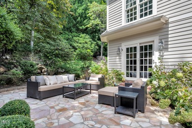 Luxurious estate on a private 1.28-acre lot, designed for on Governors Club in North Carolina - for sale on GolfHomes.com, golf home, golf lot