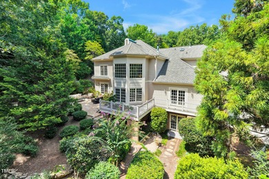 Luxurious estate on a private 1.28-acre lot, designed for on Governors Club in North Carolina - for sale on GolfHomes.com, golf home, golf lot