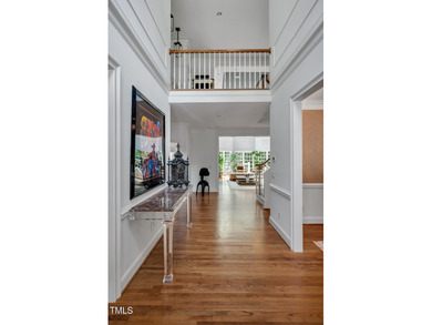 Luxurious estate on a private 1.28-acre lot, designed for on Governors Club in North Carolina - for sale on GolfHomes.com, golf home, golf lot