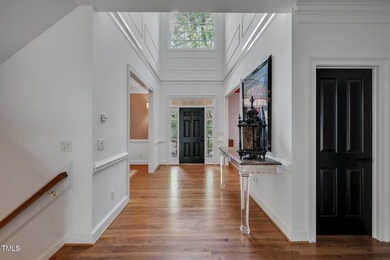 Luxurious estate on a private 1.28-acre lot, designed for on Governors Club in North Carolina - for sale on GolfHomes.com, golf home, golf lot