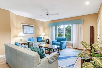 First-floor coastal retreat with vast lagoon views from all on Shipyard Golf Club in South Carolina - for sale on GolfHomes.com, golf home, golf lot