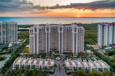 This Tuscany inspired 3-bedroom, 3-bath luxury tower residence on Club at Pelican Bay Golf Course in Florida - for sale on GolfHomes.com, golf home, golf lot