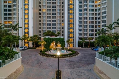 This Tuscany inspired 3-bedroom, 3-bath luxury tower residence on Club at Pelican Bay Golf Course in Florida - for sale on GolfHomes.com, golf home, golf lot