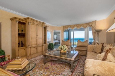 This Tuscany inspired 3-bedroom, 3-bath luxury tower residence on Club at Pelican Bay Golf Course in Florida - for sale on GolfHomes.com, golf home, golf lot