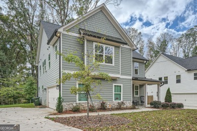 To see a walkthrough of the home, search * Modern Craftsman on Browns Mill Golf Course in Georgia - for sale on GolfHomes.com, golf home, golf lot