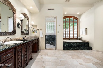 Perfectly positioned on a beautiful private lot within the gated on Camelback Golf Club in Arizona - for sale on GolfHomes.com, golf home, golf lot