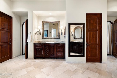 Perfectly positioned on a beautiful private lot within the gated on Camelback Golf Club in Arizona - for sale on GolfHomes.com, golf home, golf lot