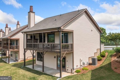 Luxury Craftsman Golf Villa Overlooks the First Tee of The on The Highlands Course at Lake Arrowhead in Georgia - for sale on GolfHomes.com, golf home, golf lot