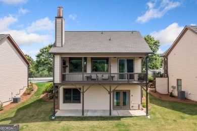 Luxury Craftsman Golf Villa Overlooks the First Tee of The on The Highlands Course at Lake Arrowhead in Georgia - for sale on GolfHomes.com, golf home, golf lot