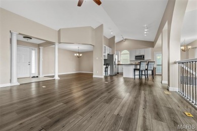 Welcome to this stunning 4-bedroom, 3-bath atrium ranch located on The Falls Golf Club in Missouri - for sale on GolfHomes.com, golf home, golf lot