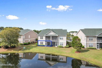 Enjoy phenomenal views of the pond and golf course from this on Sandpiper Bay Golf and Country Club in North Carolina - for sale on GolfHomes.com, golf home, golf lot