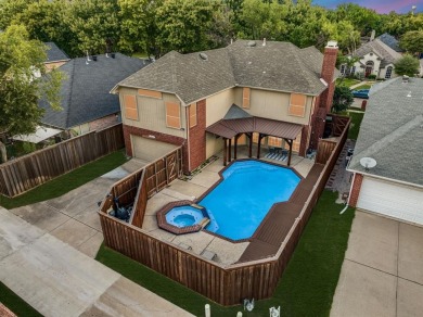 Experience the best of Frisco living in this light-filled home on Plantation Golf Course in Texas - for sale on GolfHomes.com, golf home, golf lot