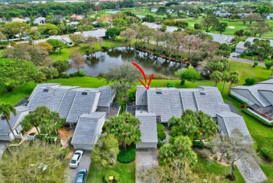 This charming villa in the Essex community offers serene water on Hunters Run Golf and Country Club in Florida - for sale on GolfHomes.com, golf home, golf lot