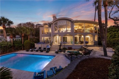 Oceanfront luxury meets island lifestyle in this 6BR/6.5BA on Palmetto Dunes Golf Course and Resort in South Carolina - for sale on GolfHomes.com, golf home, golf lot