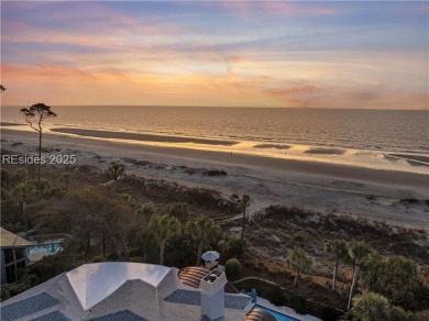 Oceanfront luxury meets island lifestyle in this 6BR/6.5BA on Palmetto Dunes Golf Course and Resort in South Carolina - for sale on GolfHomes.com, golf home, golf lot