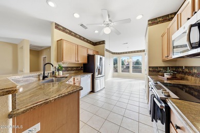 Welcome to this highly sought-after Palo Verde floorplan, tucked on Desert Springs Golf Course in Arizona - for sale on GolfHomes.com, golf home, golf lot