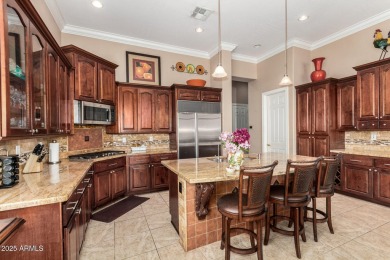 Fantastic east-facing & entertaining backyard with golf course on Anthem Golf and Country Club  in Arizona - for sale on GolfHomes.com, golf home, golf lot