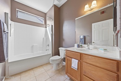 Welcome to this highly sought-after Palo Verde floorplan, tucked on Desert Springs Golf Course in Arizona - for sale on GolfHomes.com, golf home, golf lot