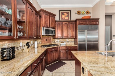 Fantastic east-facing & entertaining backyard with golf course on Anthem Golf and Country Club  in Arizona - for sale on GolfHomes.com, golf home, golf lot