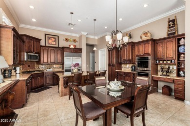 Fantastic east-facing & entertaining backyard with golf course on Anthem Golf and Country Club  in Arizona - for sale on GolfHomes.com, golf home, golf lot