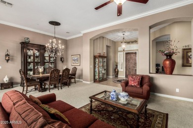 Fantastic east-facing & entertaining backyard with golf course on Anthem Golf and Country Club  in Arizona - for sale on GolfHomes.com, golf home, golf lot